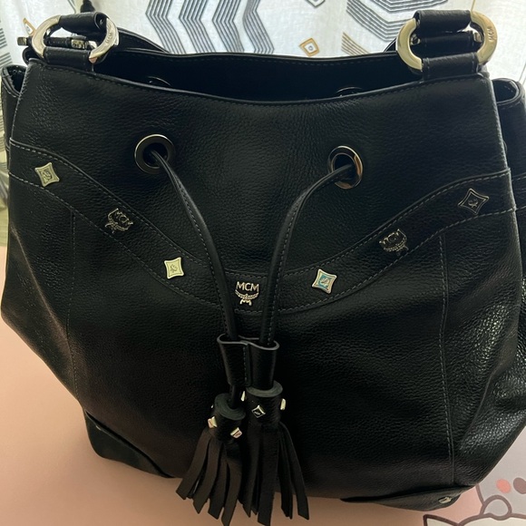 MCM Studded Leather Tote - Picture 3 of 15